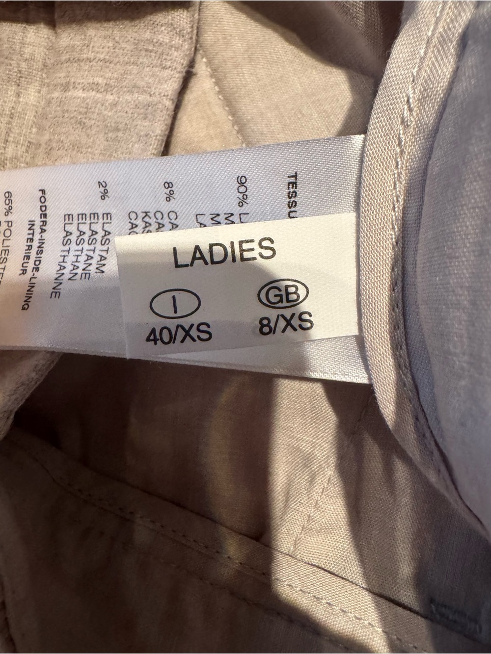 Fabiana Filippi Cashmere Pants in Light Gray - Picture 4 of 5